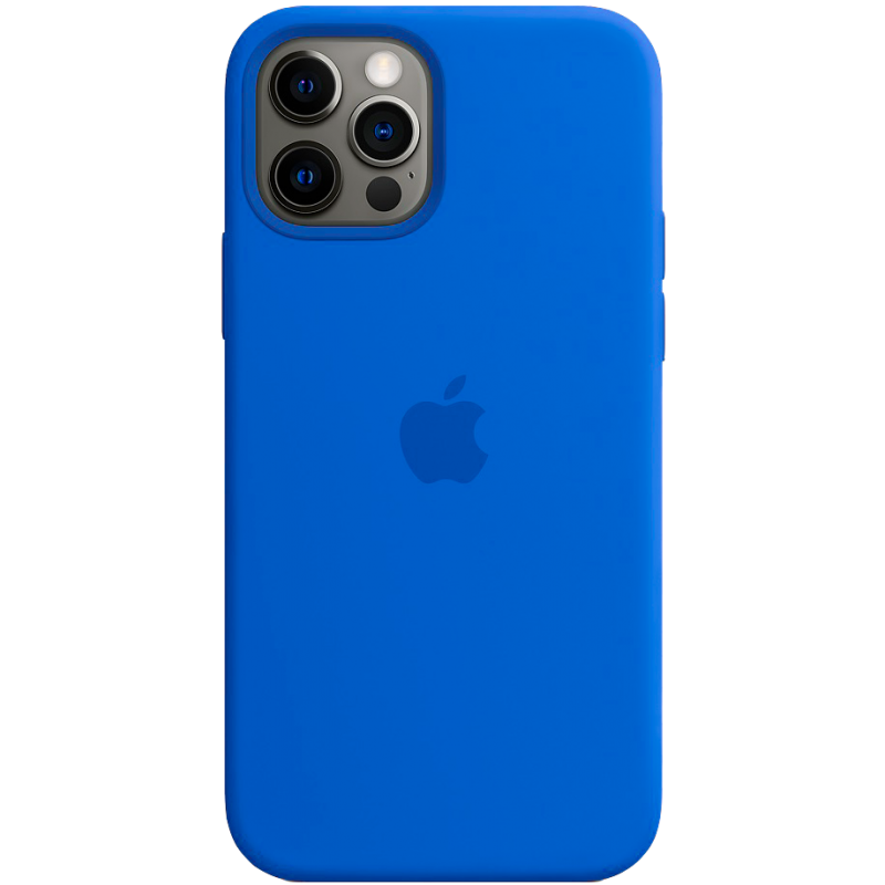 Чехол GoVern Silicone Case Full для Apple iPhone 12 Pro Max Royal Blue