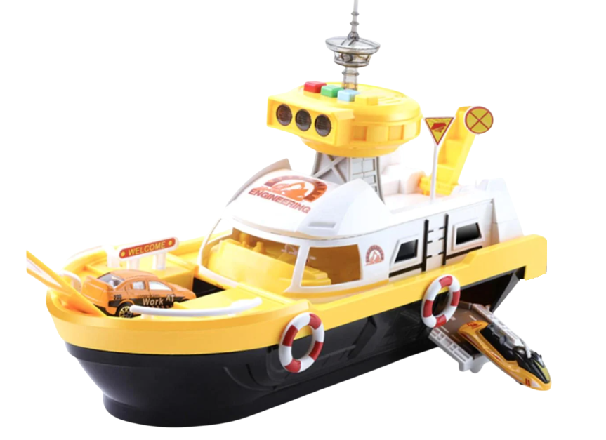 Игровой набор корабль Six-Six-Zero парковка/звук/подсветка Yellow (160687)