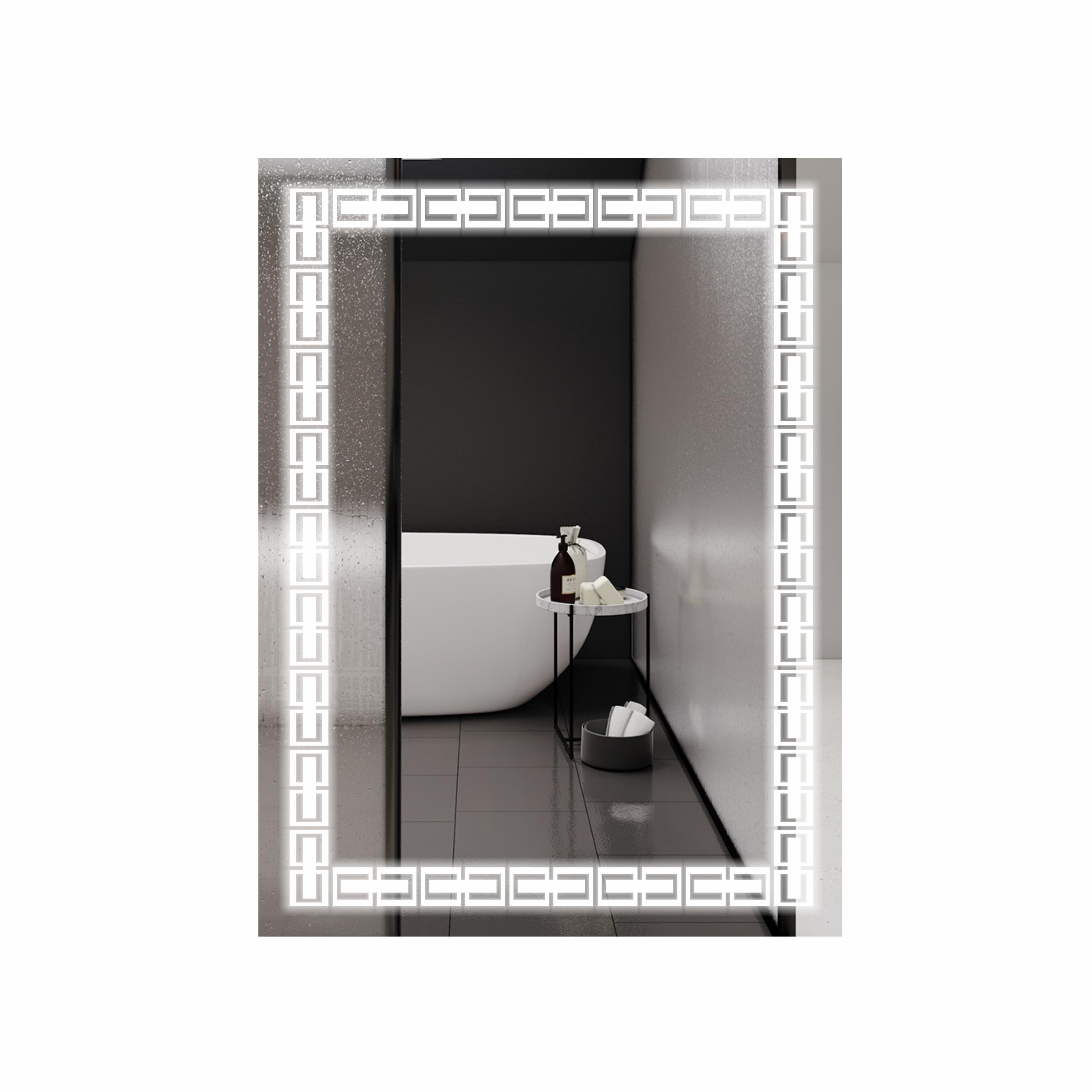 Зеркало с LED подсветкой 600х800 мм (R-067)