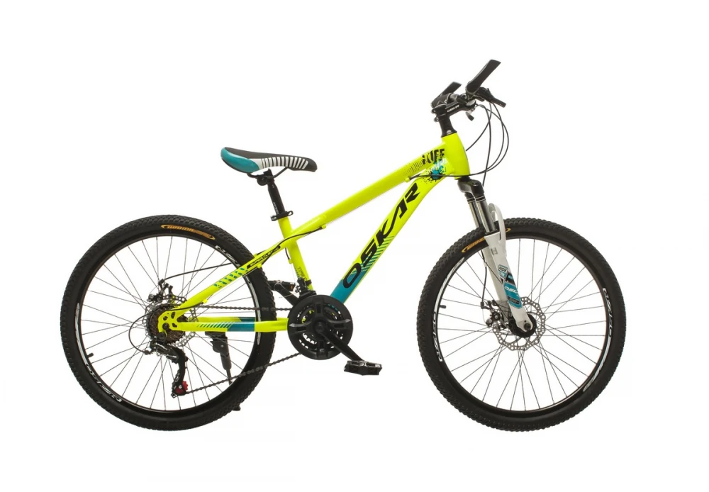 Велосипед Oskar Tuff M16021 24" 13" 2022 Жёлтый (245763)