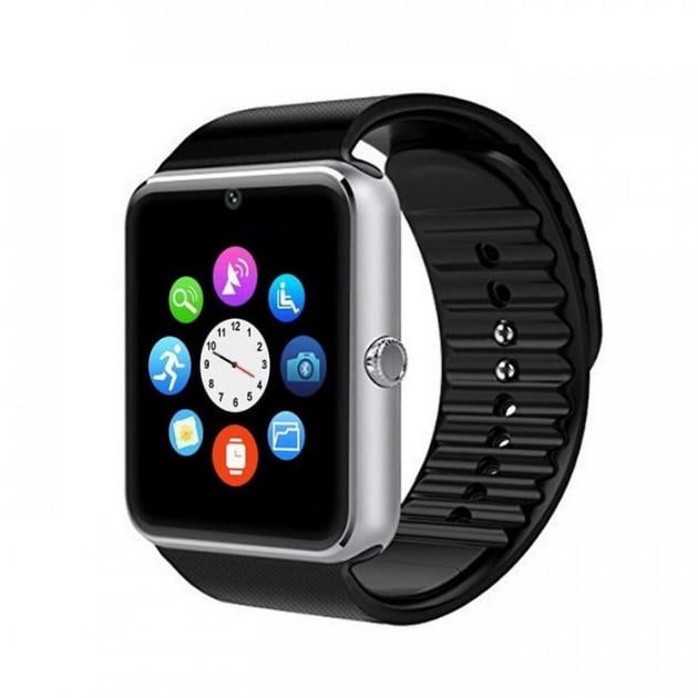 Cмарт-часы Alitek Smart Watch GT08 с sim SD картой Silver/Black Cмарт-часы Alitek Smart Watch GT08 с sim SD картой Silver/Black