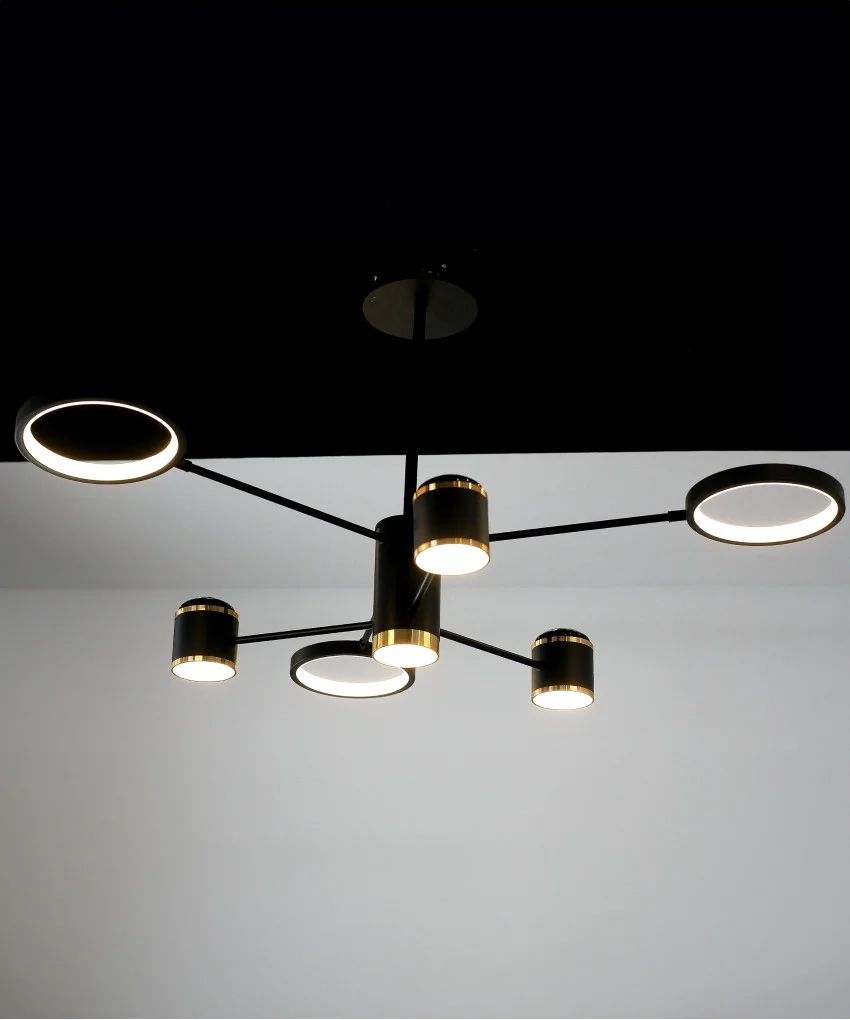 Підвісний світильник SOLEDESIGN Star Sky Small LED 45W Чорний/Золотий (SDLC-00093)