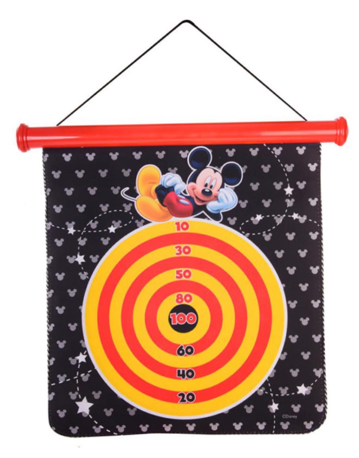 Дартс магнитный двусторонний Микки Маус 49,5х4,5х48 см (DN-LD1126)
