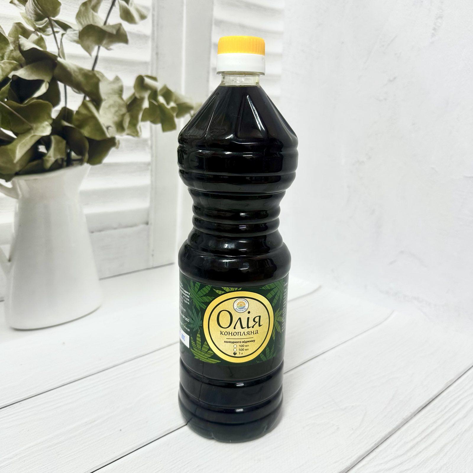 Масло конопляное холодного отжима Десналенд ПЕТ 1 л (10404)