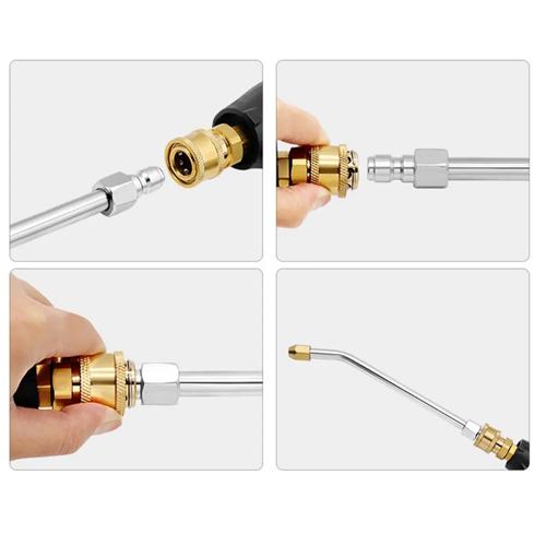 Насадка угловая для моек высокого давления быстросъемная 90° 170 мм 1/4" (928143) - фото 3 Насадка угловая для моек высокого давления быстросъемная 90° 170 мм 1/4" (928143) - фото 3