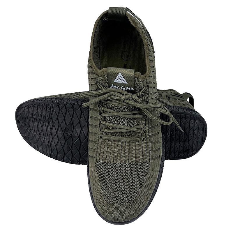 Кроссовки мужские текстильные 9051-3 p. 42 27 см Зеленый