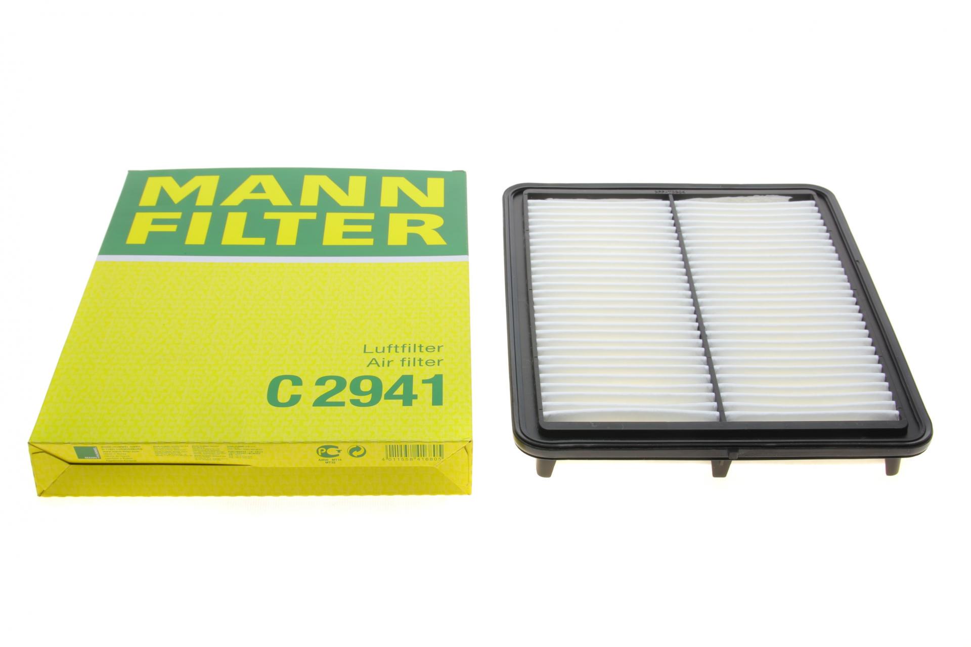Фільтр повітряний Mann-Filter для Kia Sorento 2,5CRDi/3,3 V6 06- (C 2941)