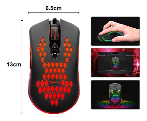 Игровая компьютерная мышь XTRIKE ME Gaming Backlight GM-222 проводная с подсветкой (1759977660) - фото 7