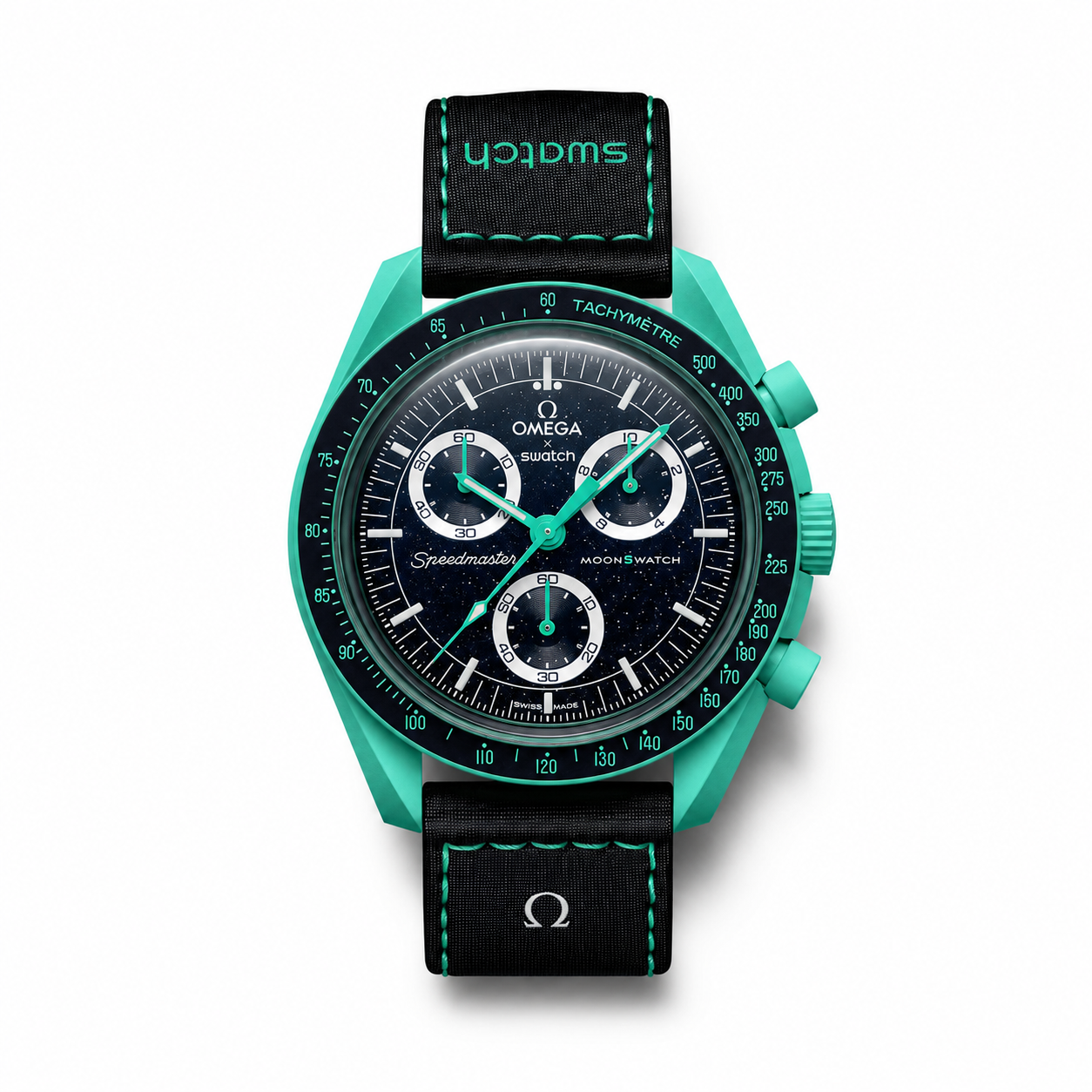 Наручные часы Swatch x Omega Bioceramic MoonSwatch Mission on Earth - Polar Lights SO33L103 Наручные часы Swatch x Omega Bioceramic MoonSwatch Mission on Earth - Polar Lights SO33L103