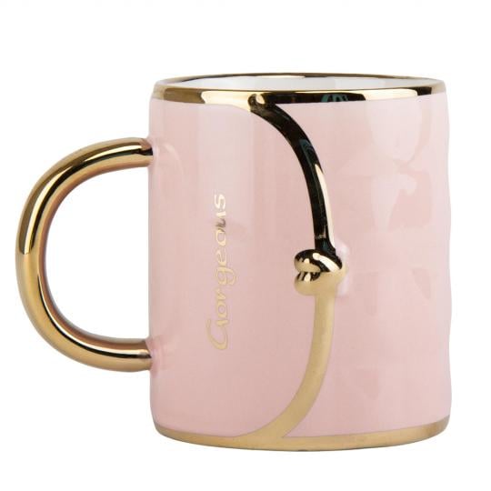 Кружка керамическая Elisey Клатч 350 мл Розовый (9111-012)