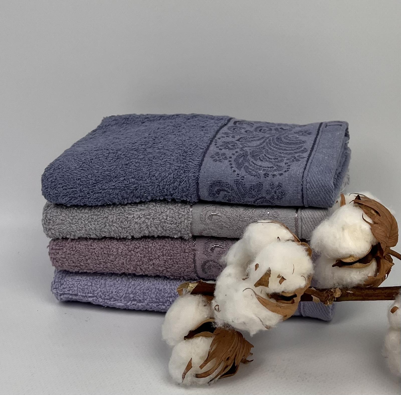 Набор полотенец Two Dolphins Kumbet А197 6 шт. 30x50 см Разноцветный (CN32206)