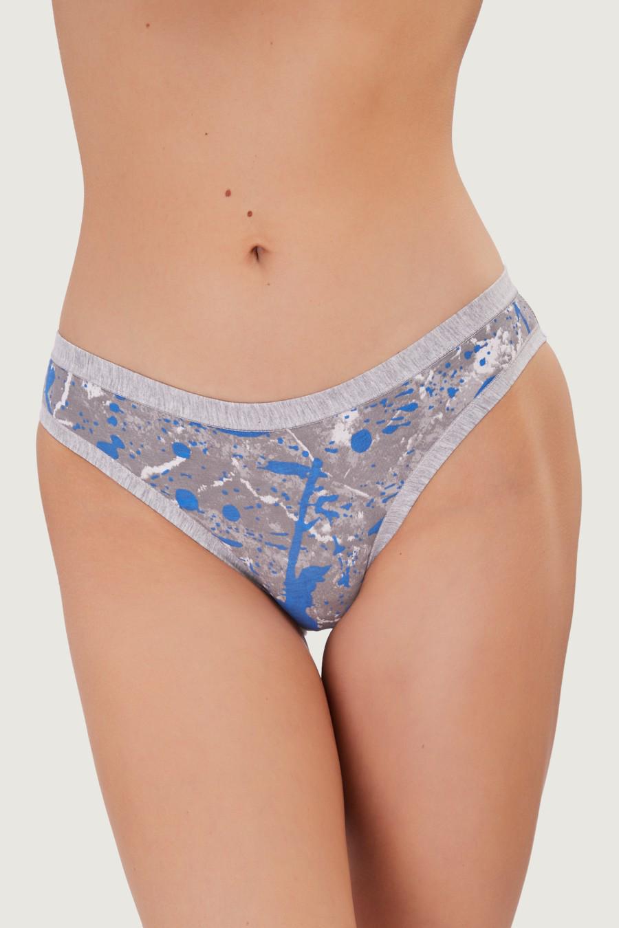 Трусики слип Snelly р. 2/S микс Серый (77423)