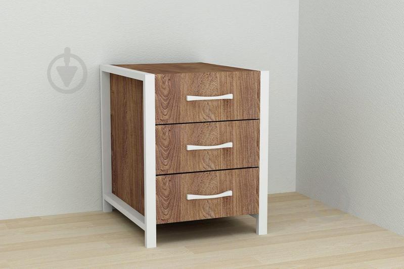 Тумба Ferrum-decor Вивьен 3 50x41x40 см Дуб (XK00153)