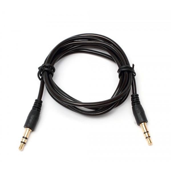 Кабель AUX Audio mini-jack 3,5 мм TRS 5 м Черный (600026)