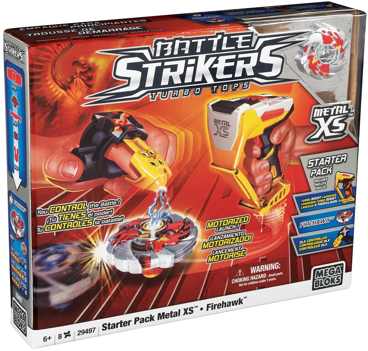 Волчек Firehawk Metal XS Starter Pack Battle Strikers Mega Bloks - фото 3