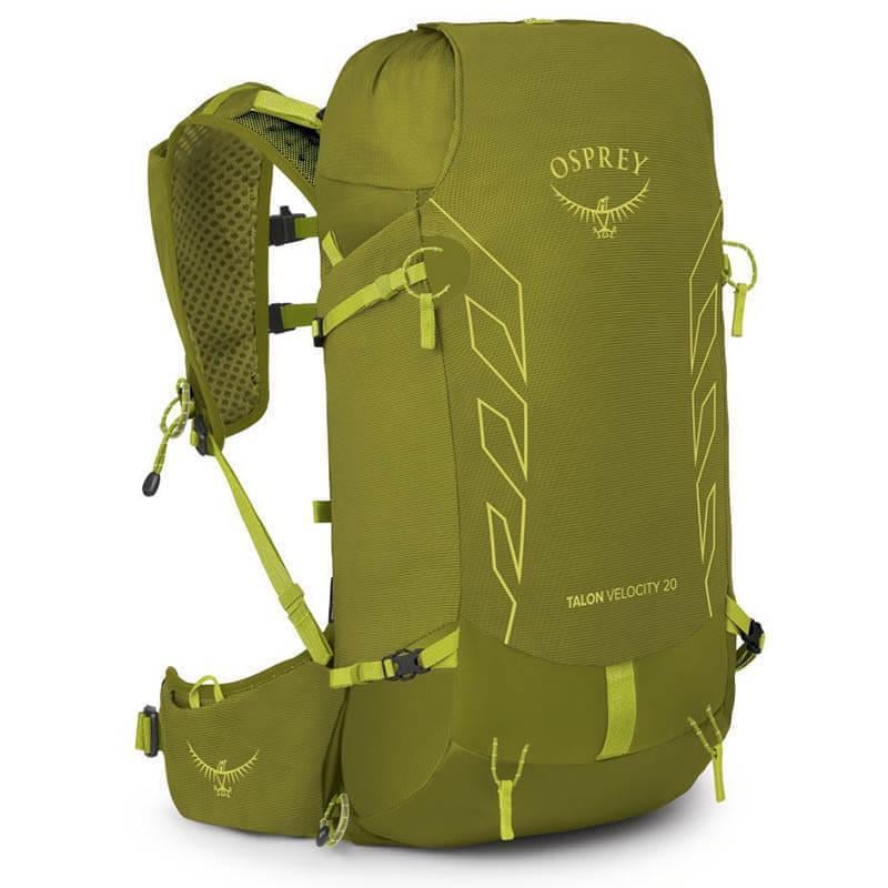 Туристичний рюкзак Osprey Talon Velocity 20 л Matcha green/Lemongrass L/XL (009.3547)