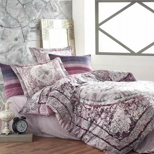 Постельное белье Dantela Lina murdum сатин digital евро