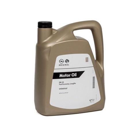 Моторне масло GM Motor Oil Longlife 0W-20 5 л (95528694)