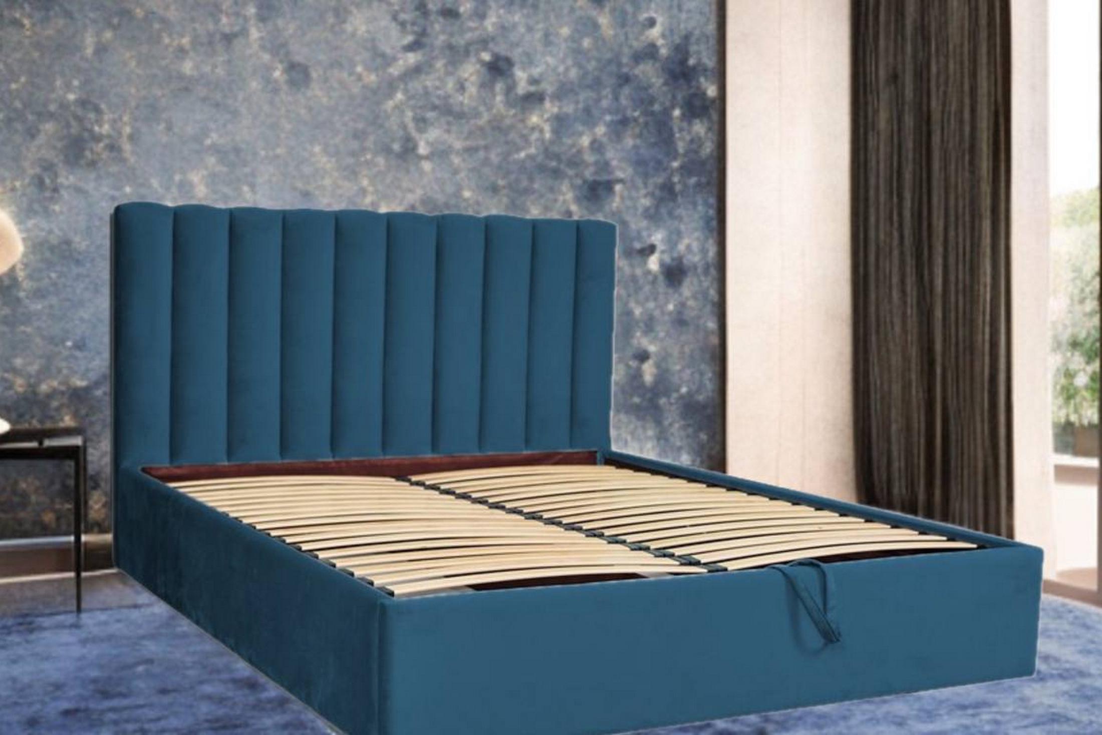 Ліжко RidneTut Taylor Lite Chicago 12 140х200 см Темно-синій (33410011-12140) - фото 4 Ліжко RidneTut Taylor Lite Chicago 12 140х200 см Темно-синій (33410011-12140) - фото 4