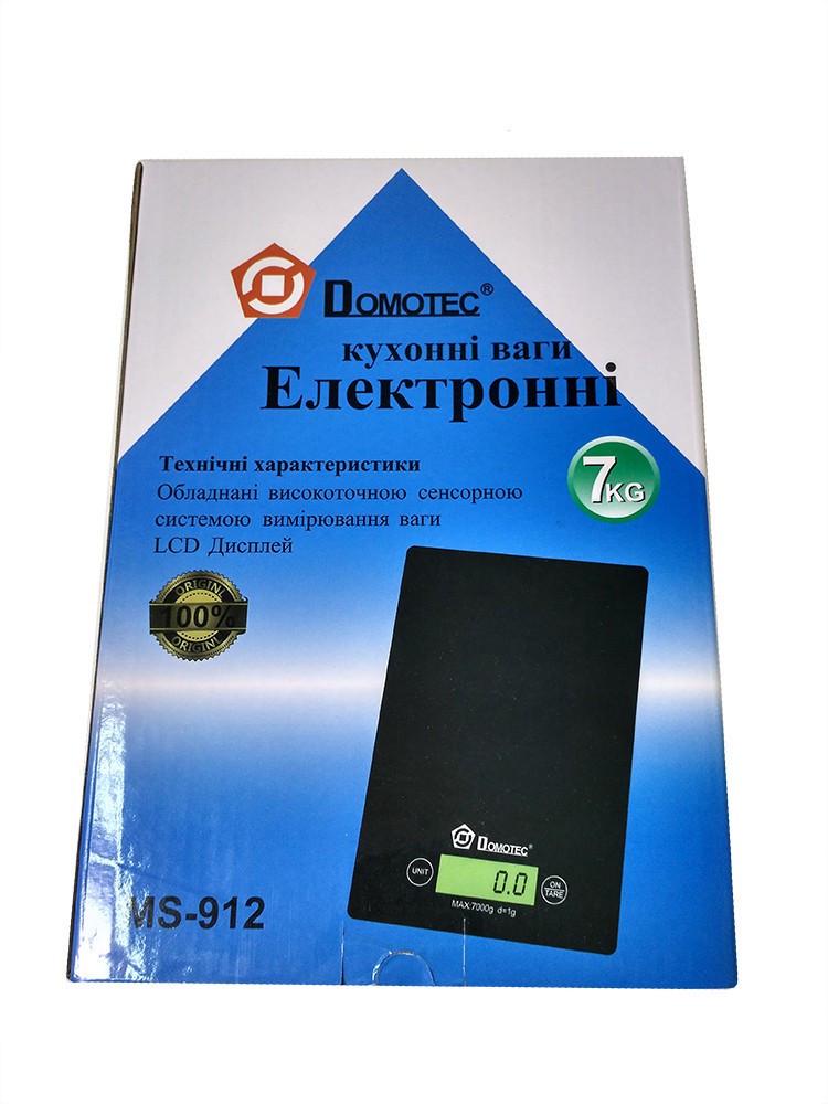 Ваги кухонні електронні Domotec MS-912 з дисплеєм до 5 кг (1426415866) - фото 2