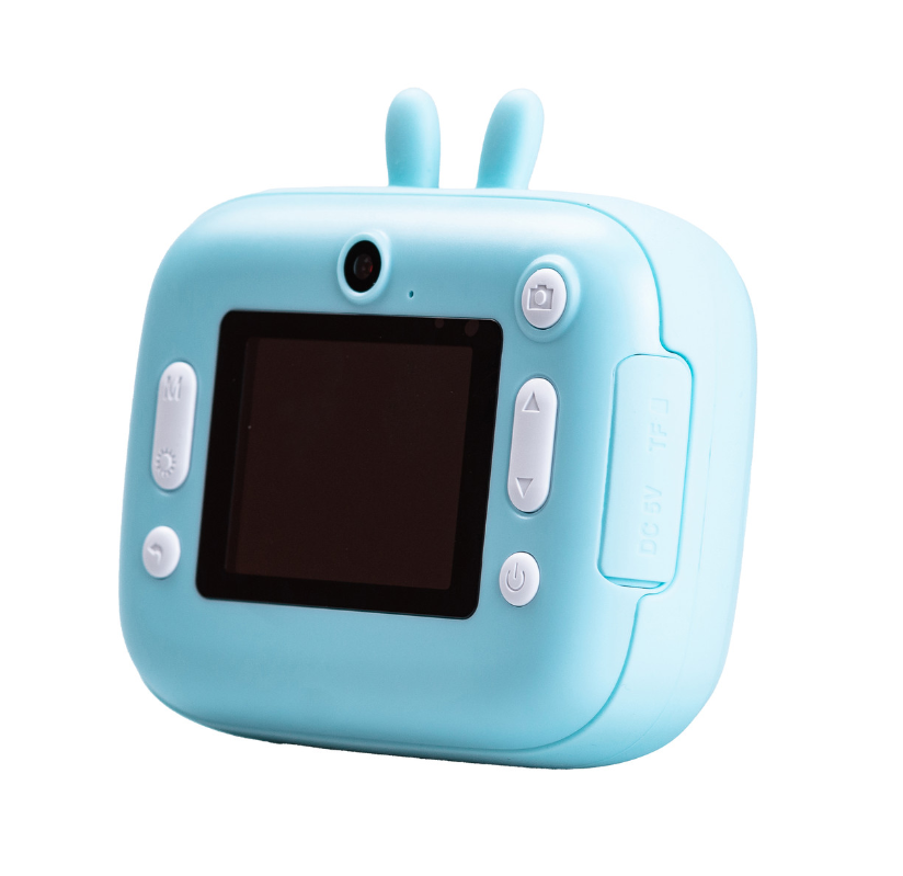 Фотоапарат дитячий з функцією миттєвого друку Зайчик Блакитний - фото 3 Фотоапарат дитячий з функцією миттєвого друку Зайчик Блакитний - фото 3