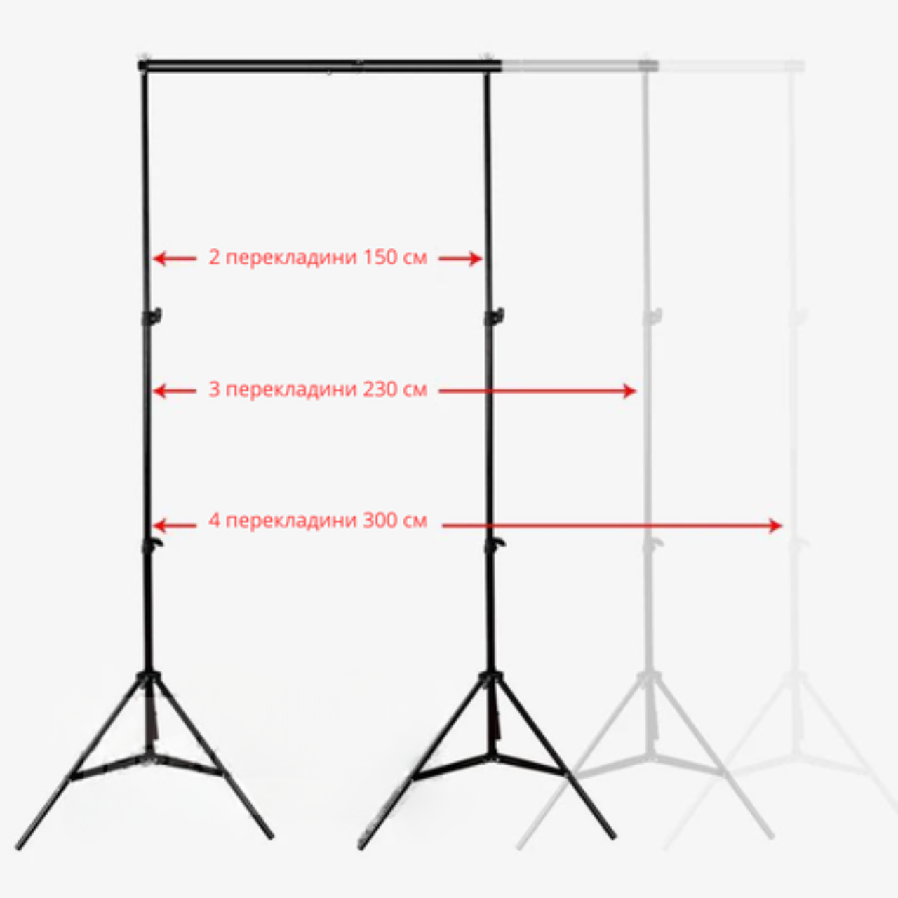 Комплект виниловый фон белый 1,6х2,5 м и стойка ворота 3х2,1 м с прищепками и сумкой - фото 6 Комплект виниловый фон белый 1,6х2,5 м и стойка ворота 3х2,1 м с прищепками и сумкой - фото 6