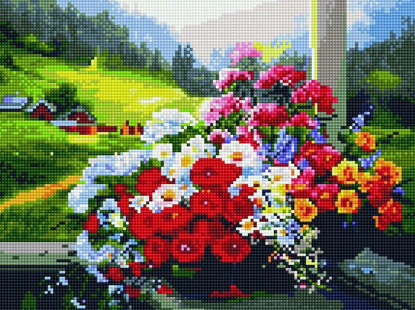 Алмазная мозаика Rainbow Art Горный букет 30x40 см (EJ880)