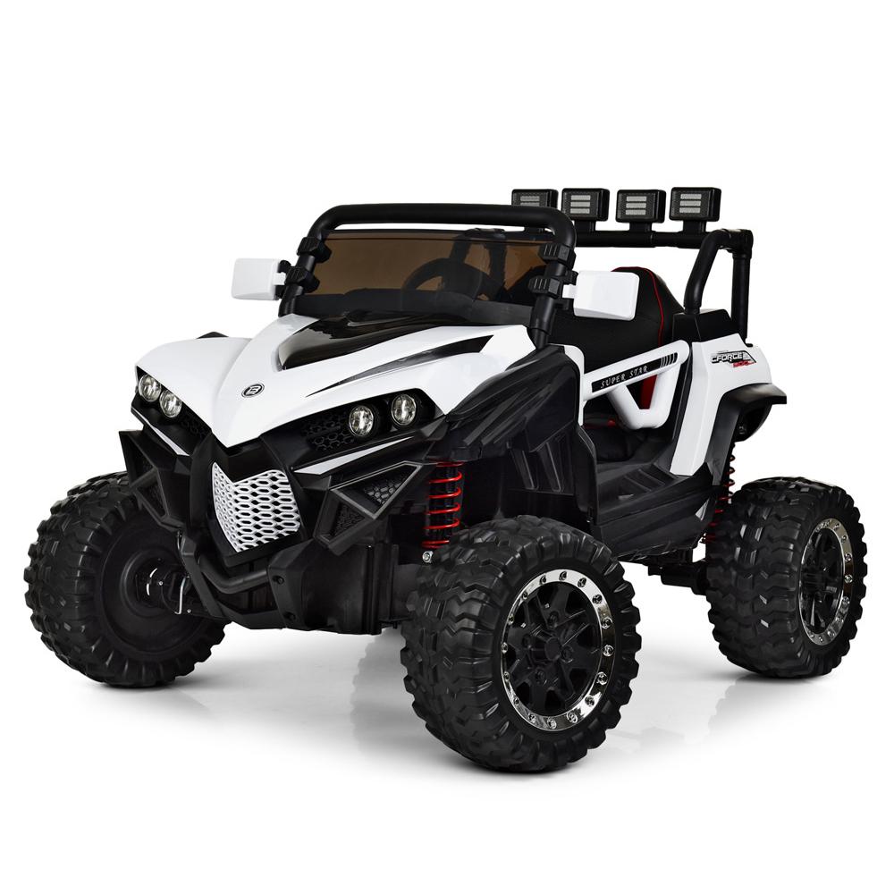 Дитячий електромобіль Bambi Jeep M 3804EBLR Білий