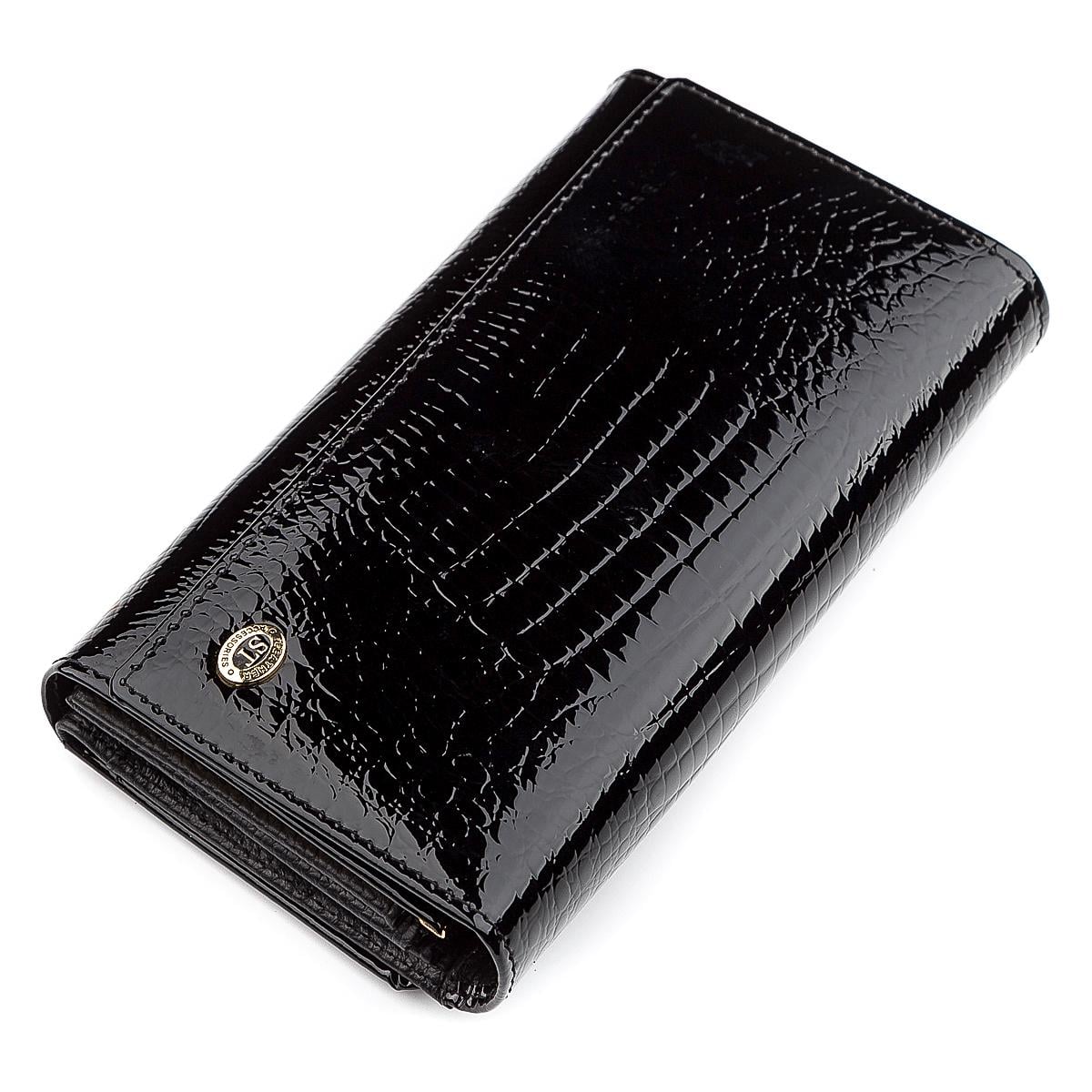 Кошелек женский ST Leather 18433 кожа Черный (23532)