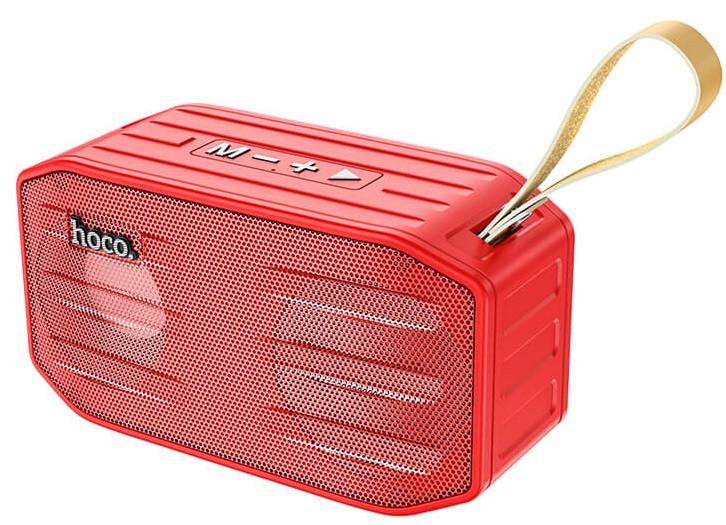 Портативная Bluetooth колонка HOCO BS42 Smart sports 500мАч 5Вт красная
