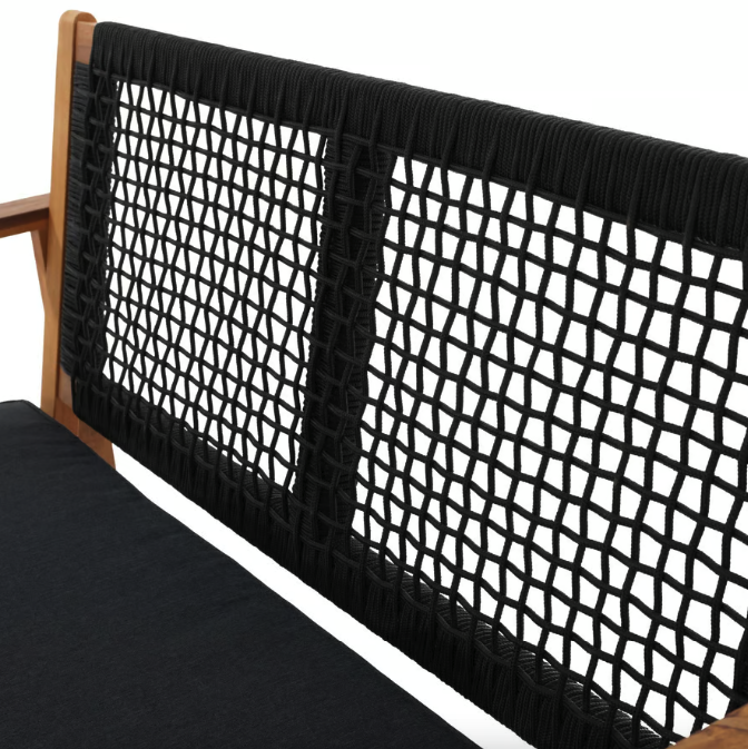 Садовая скамейка Di Volio Teracina со спинкой Черный (4936) - фото 7 Садовая скамейка Di Volio Teracina со спинкой Черный (4936) - фото 7