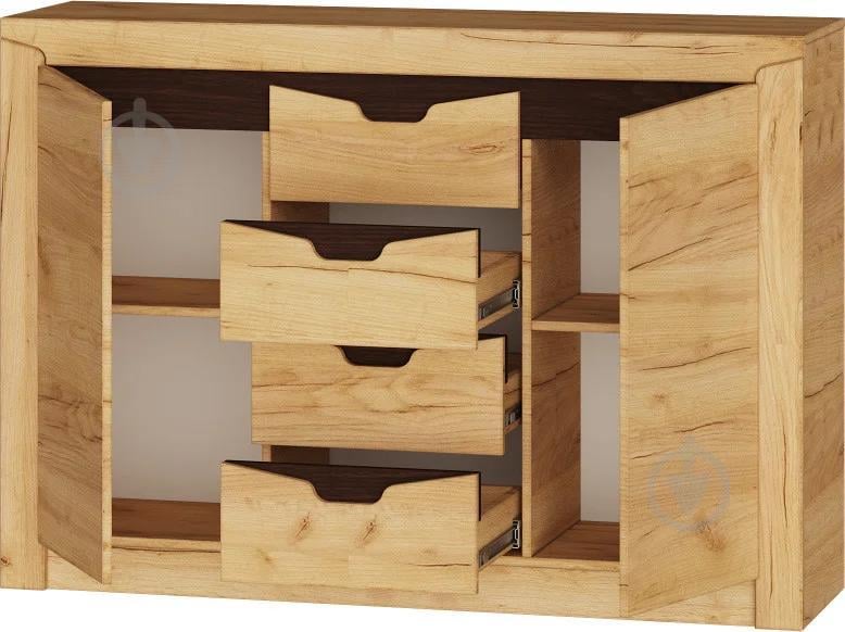 Комод 1400 Либерти Эверест Дуб Крафт Золотой