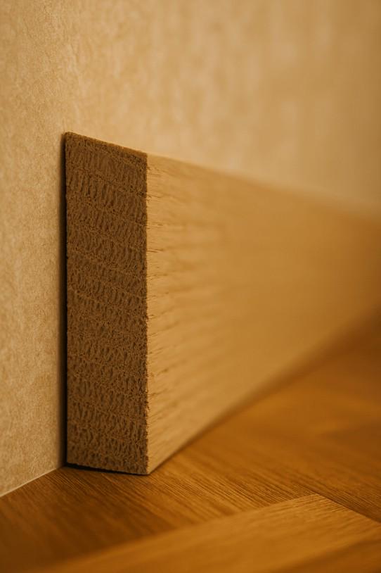 Плінтус дерев'яний із дуба Гострий під фарбування 58х13 мм (29954772) - фото 5 Плінтус дерев'яний із дуба Гострий під фарбування 58х13 мм (29954772) - фото 5