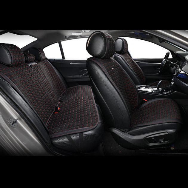 Комплект накидок для сидінь Beltex Monte Carlo Black/Red (BX81110) - фото 2