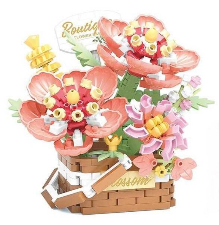 Конструктор квітковий кошик Peach Tenderness серія Flower Basket Аромат світу 455 деталей (2104619335) Конструктор квітковий кошик Peach Tenderness серія Flower Basket Аромат світу 455 деталей (2104619335)