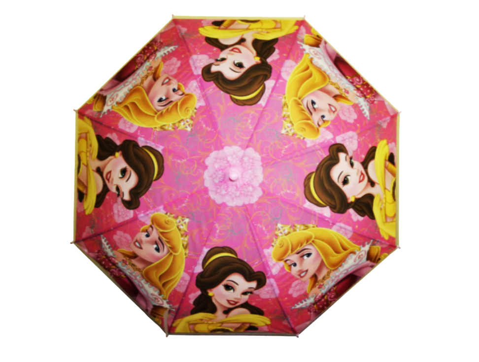 Детский зонт-трость SUNROZ Princess Umbrella Стиль 3 с принцессой для девочки