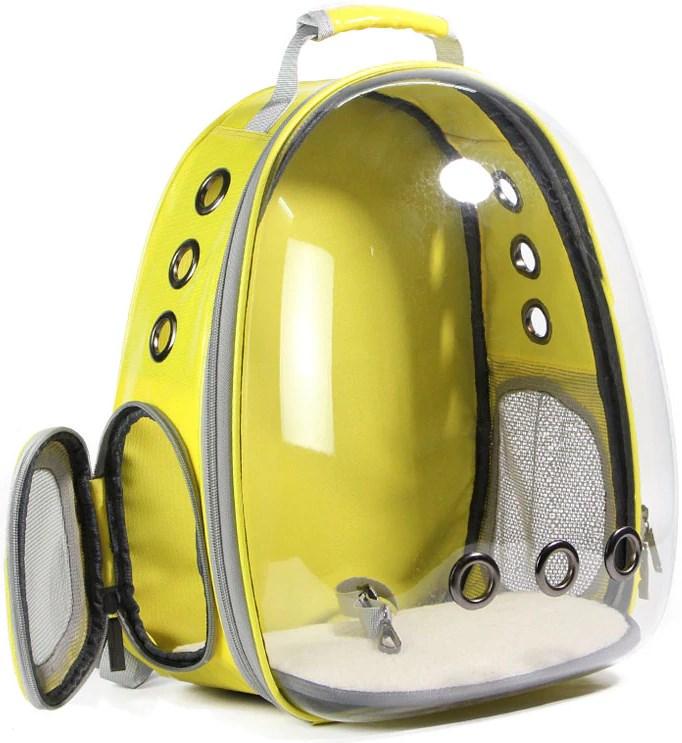 Рюкзак прозрачный Lollimeow для переноски домашних животных (DY-SN044) - фото 6 Рюкзак прозрачный Lollimeow для переноски домашних животных (DY-SN044) - фото 6