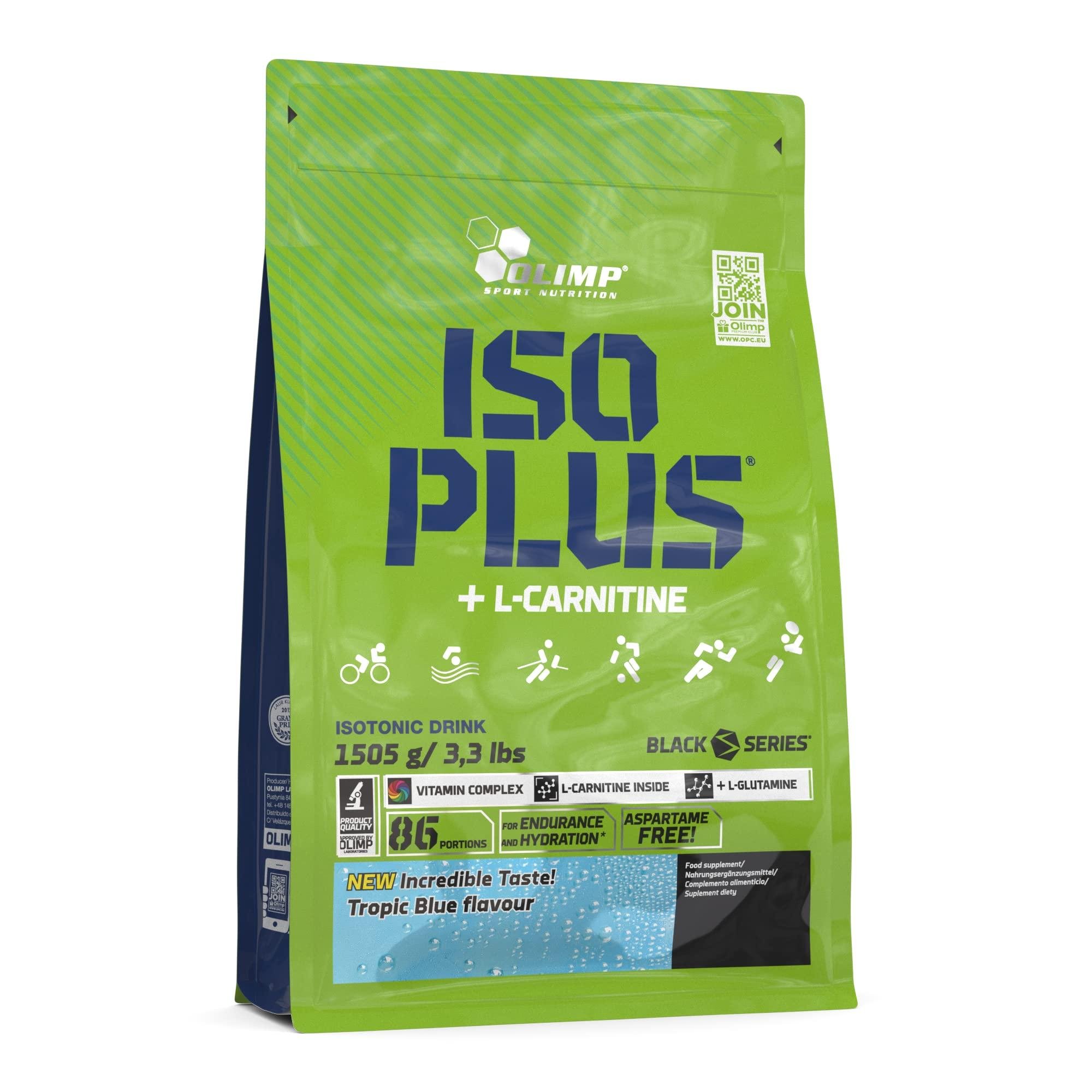 Ізотонік - Енергетик OLIMP Iso Plus powder тропік 1505 г