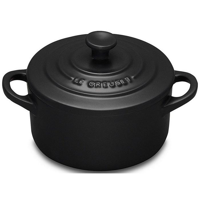 Кастрюля жаропрочная Le Creuset 0,25 л Черный матовый