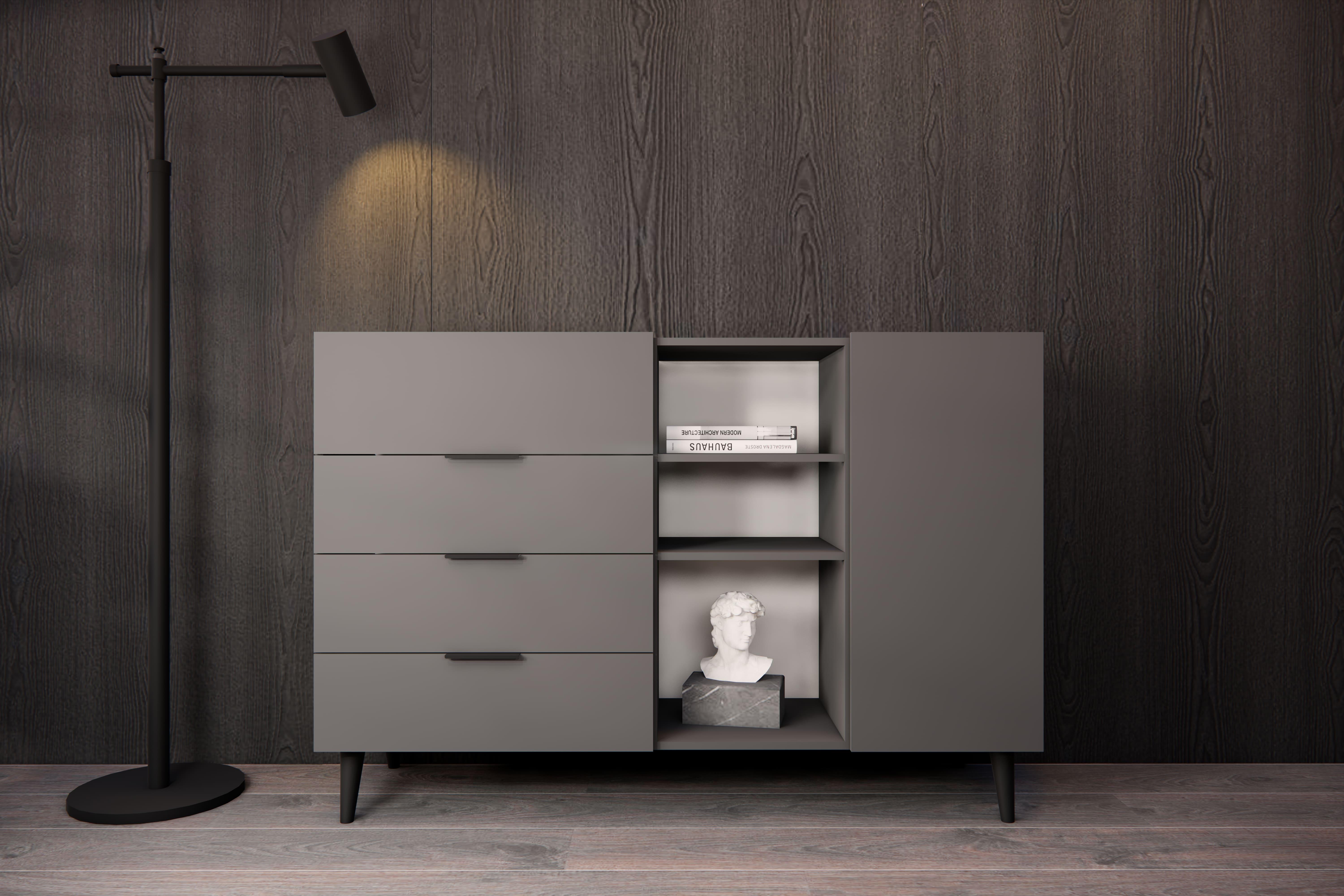 Комод Mebex RM4B1F 1500 1500x420x1000 мм (RM4B1F1500) Комод Mebex RM4B1F 1500 1500x420x1000 мм (RM4B1F1500)