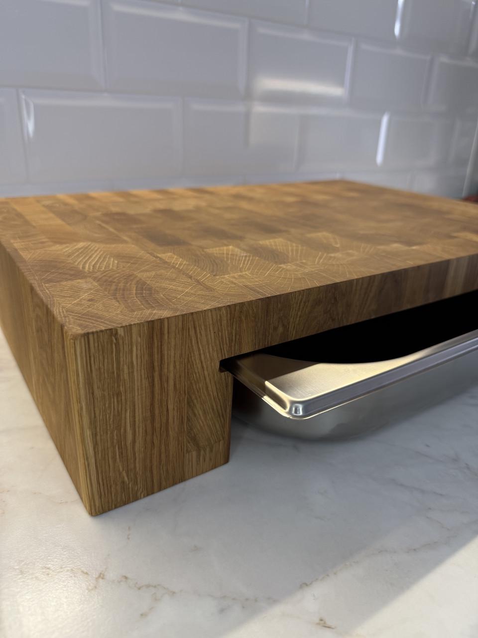 Доска торцевая разделочная Gorillas BBQ дуб с поддоном 500х350х100 мм (DS53) - фото 8 Доска торцевая разделочная Gorillas BBQ дуб с поддоном 500х350х100 мм (DS53) - фото 8