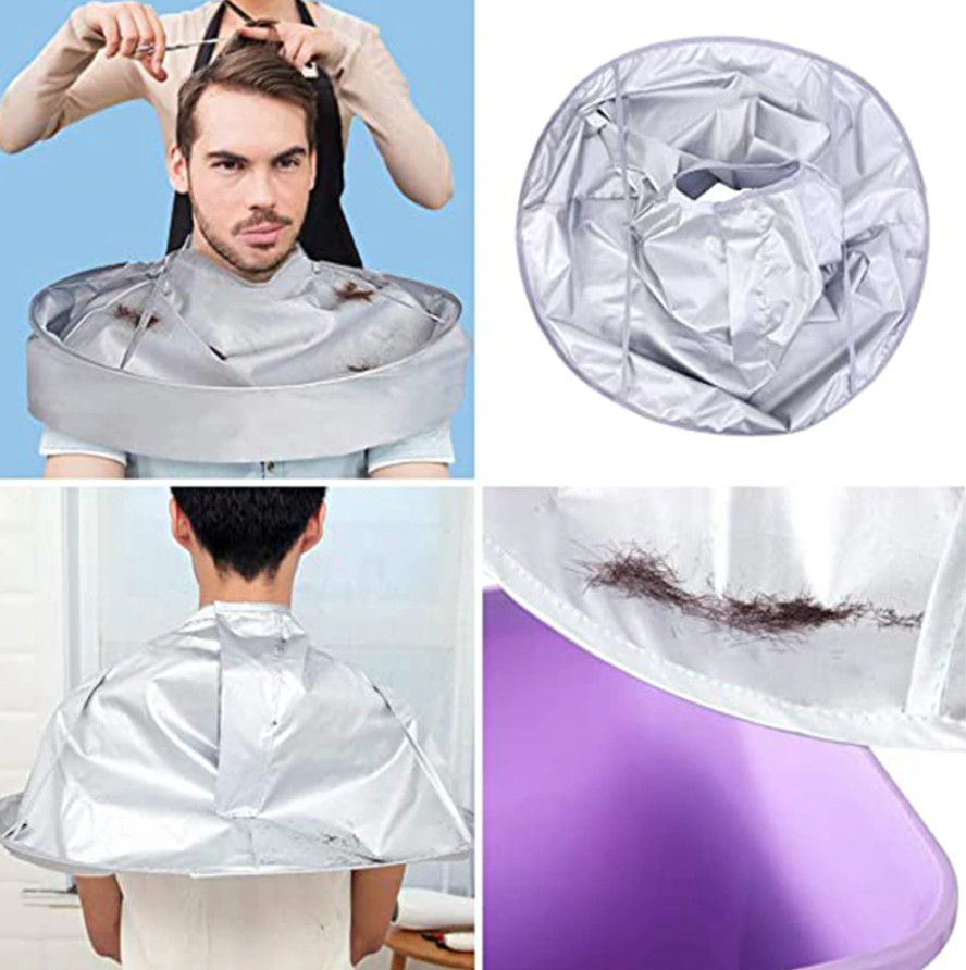 Фартук накидка для стрижки волос 5910 60 см Серый (4259114) - фото 4 Фартук накидка для стрижки волос 5910 60 см Серый (4259114) - фото 4