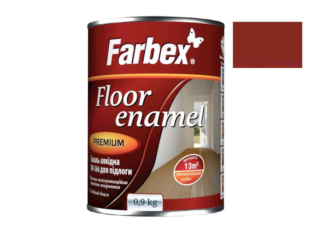 Емаль алкідна ПФ-266 Farbex 900 г Червоно-коричневий (483699)