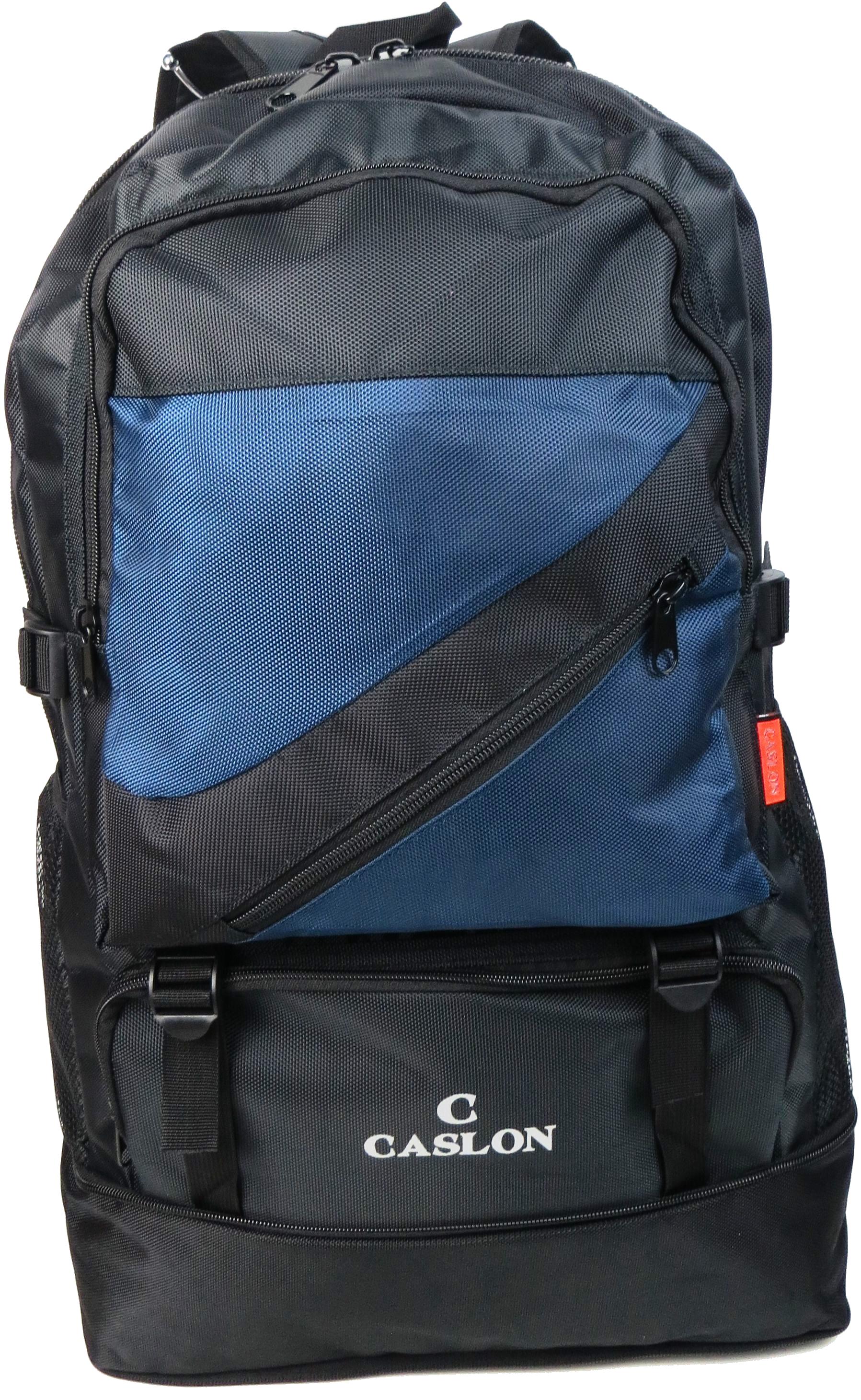 Рюкзак туристический Caslon 40 л Черный (S9802 black blue)