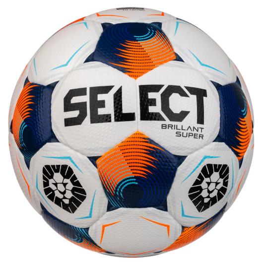 Футбольний м'яч Select BRILLANT SUPER UKRAINE FIFA QUALITY PRO v25 р. 5 Білий/Синій/Помаранчовий (119) Футбольний м'яч Select BRILLANT SUPER UKRAINE FIFA QUALITY PRO v25 р. 5 Білий/Синій/Помаранчовий (119)