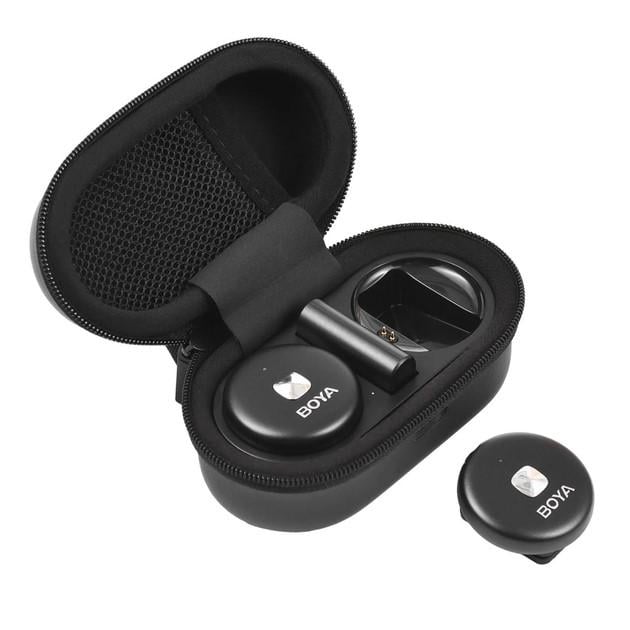 Мікрофон петличний Boya Omic-U black з зарядним кейсом для iPhone USB Type-C та Android професійний 2 шт. (50017) - фото 11