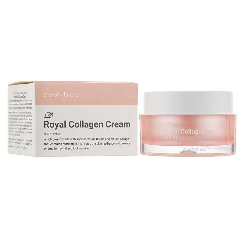 Крем для лица SeaNtree Royal Collagen Cream с коллагеном 50 мл (8809603400086) - фото 1