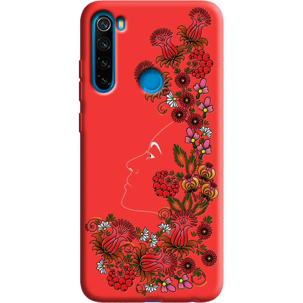 Чохол Boxface Xiaomi Redmi Note 8 3D Ukrainian Muse Червоний силікон  (38214-bk64-38683)