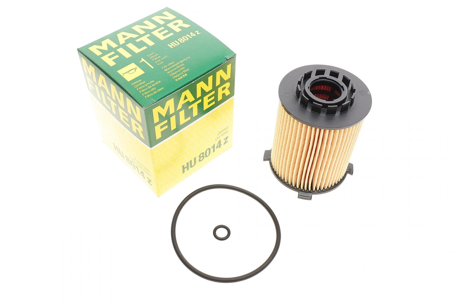 Фильтр масляный Mann-Filter для Volvo S60-S90/V40-V90 XC 90 II 13- (HU 8014 Z)