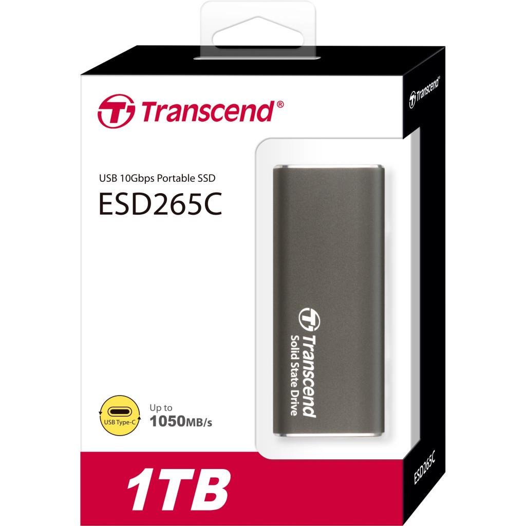 Накопитель SSD USB-C 1TB Transcend (TS1TESD265C) - фото 4 Накопитель SSD USB-C 1TB Transcend (TS1TESD265C) - фото 4